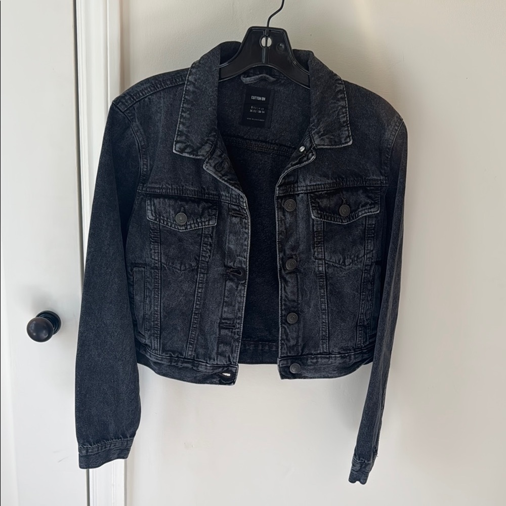 Denim Black Jacket
